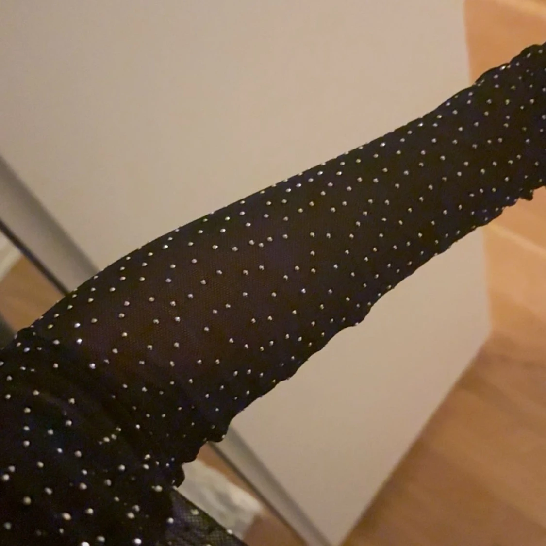 Svart glittrig nyårs klänning  - 2