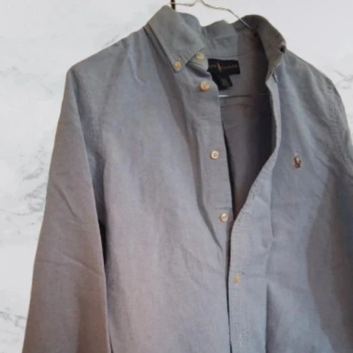 Ljusblå skjorta Ralph Lauren - 1