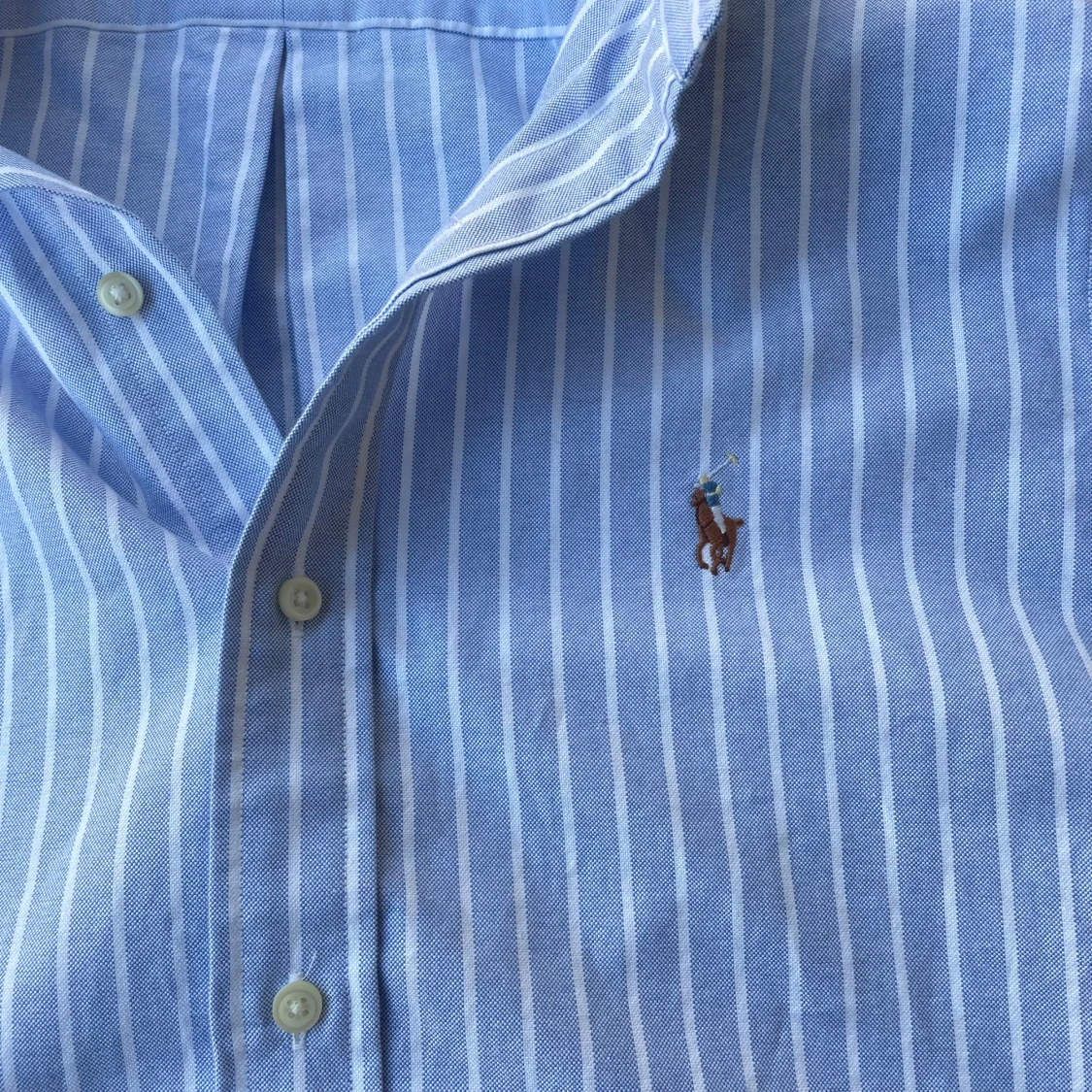 Blåvit randig skjorta från Ralph Lauren - 3