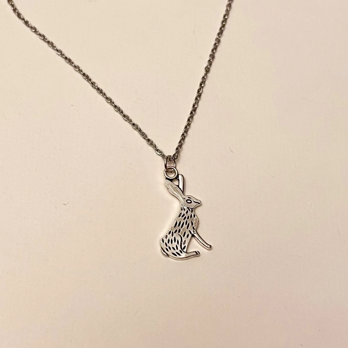 Halsband Hare Silver imitation  - 2