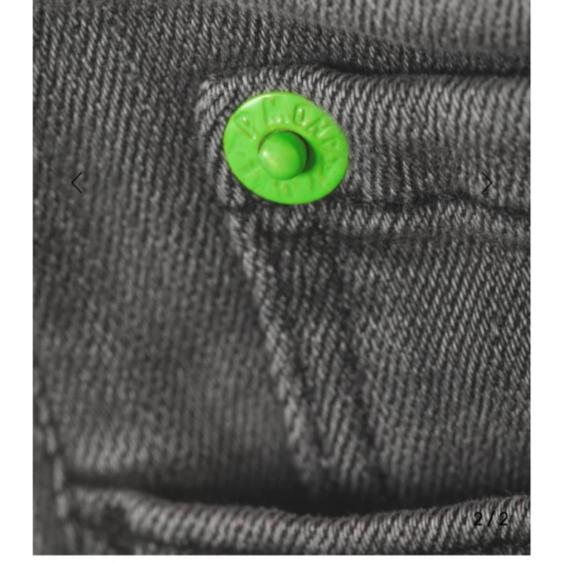 Gråa kvarg jeans  - 1