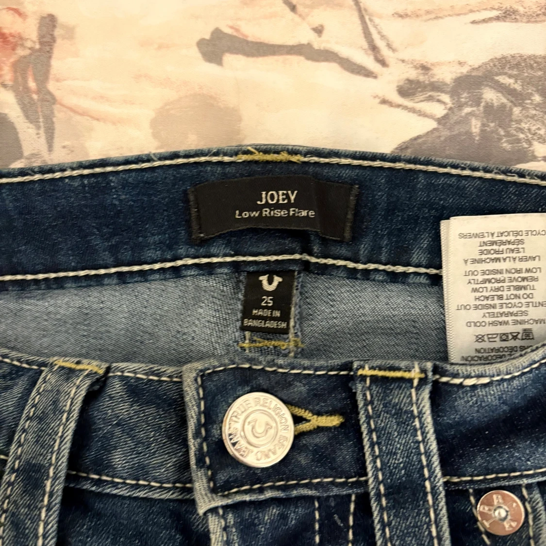 True Religion Joey Low Rise Flare Jeans - 3