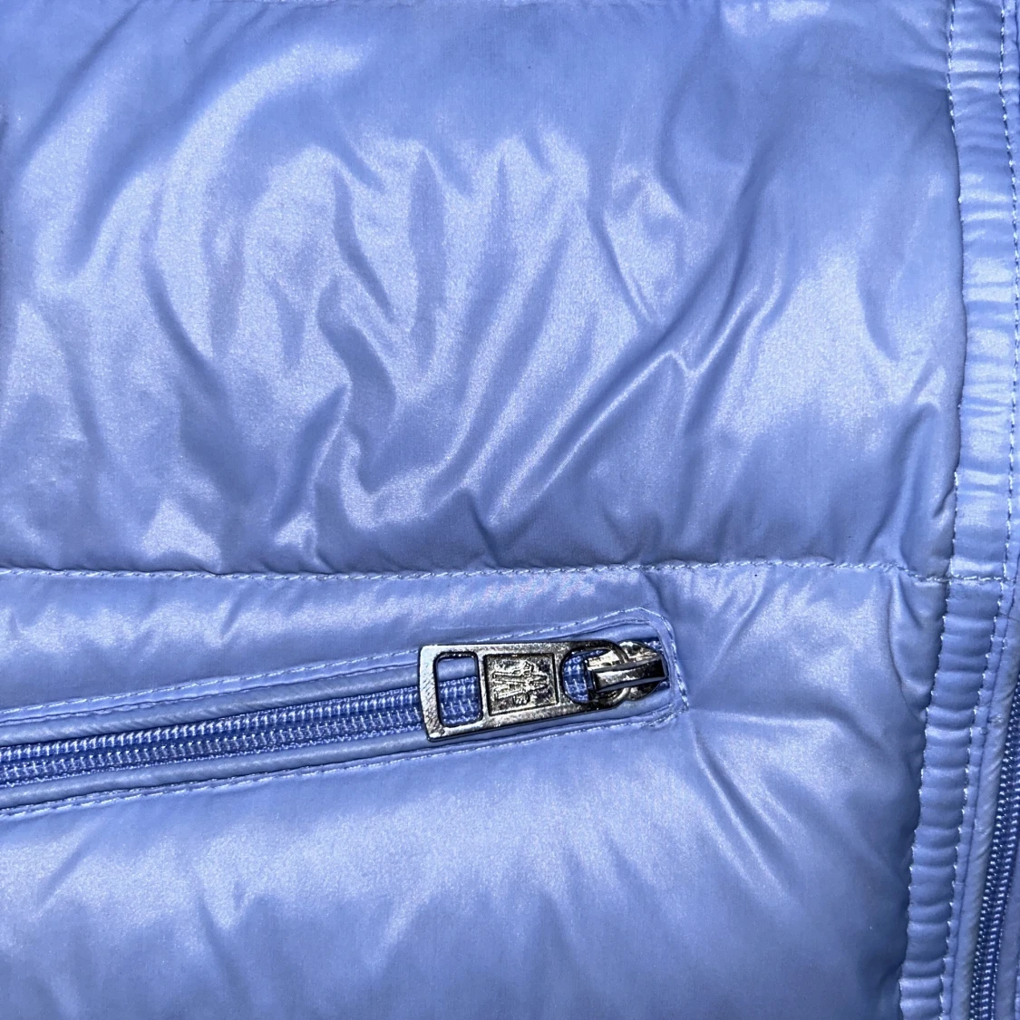 Blå dunväst från Moncler - 2