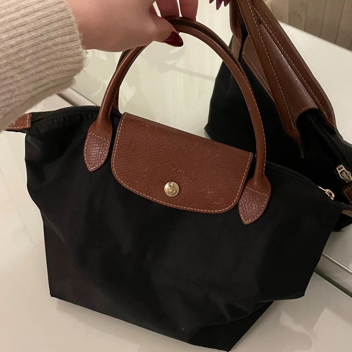 Svart handväska från Longchamp - 3