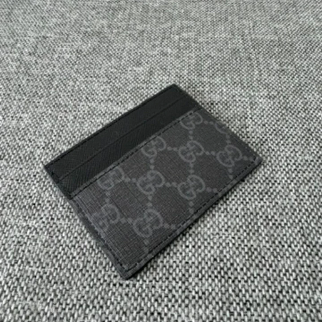 GGsvart plånbok med ormprint - 1