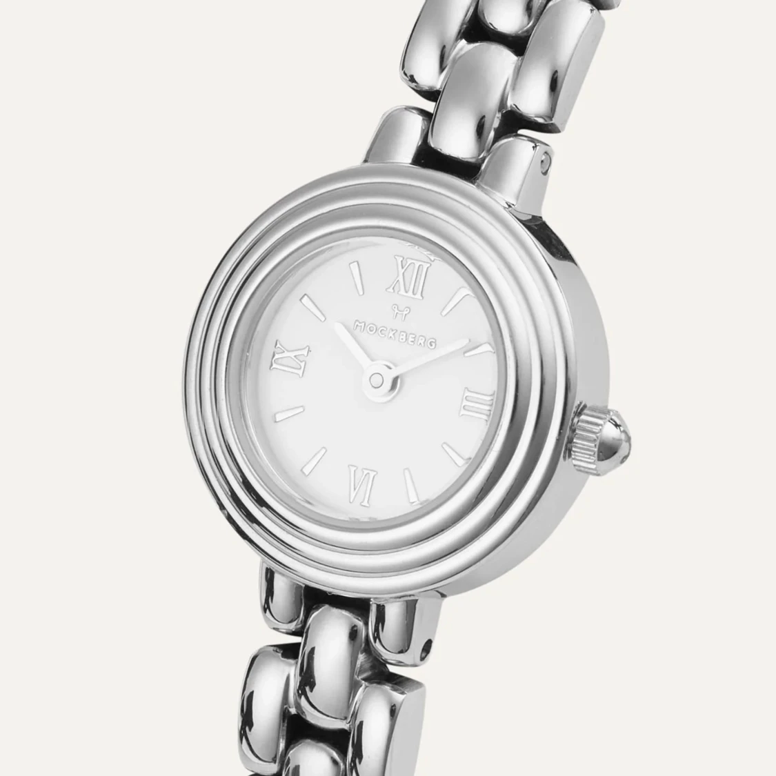 Mockberg silverfärgad armbandsklocka - 1