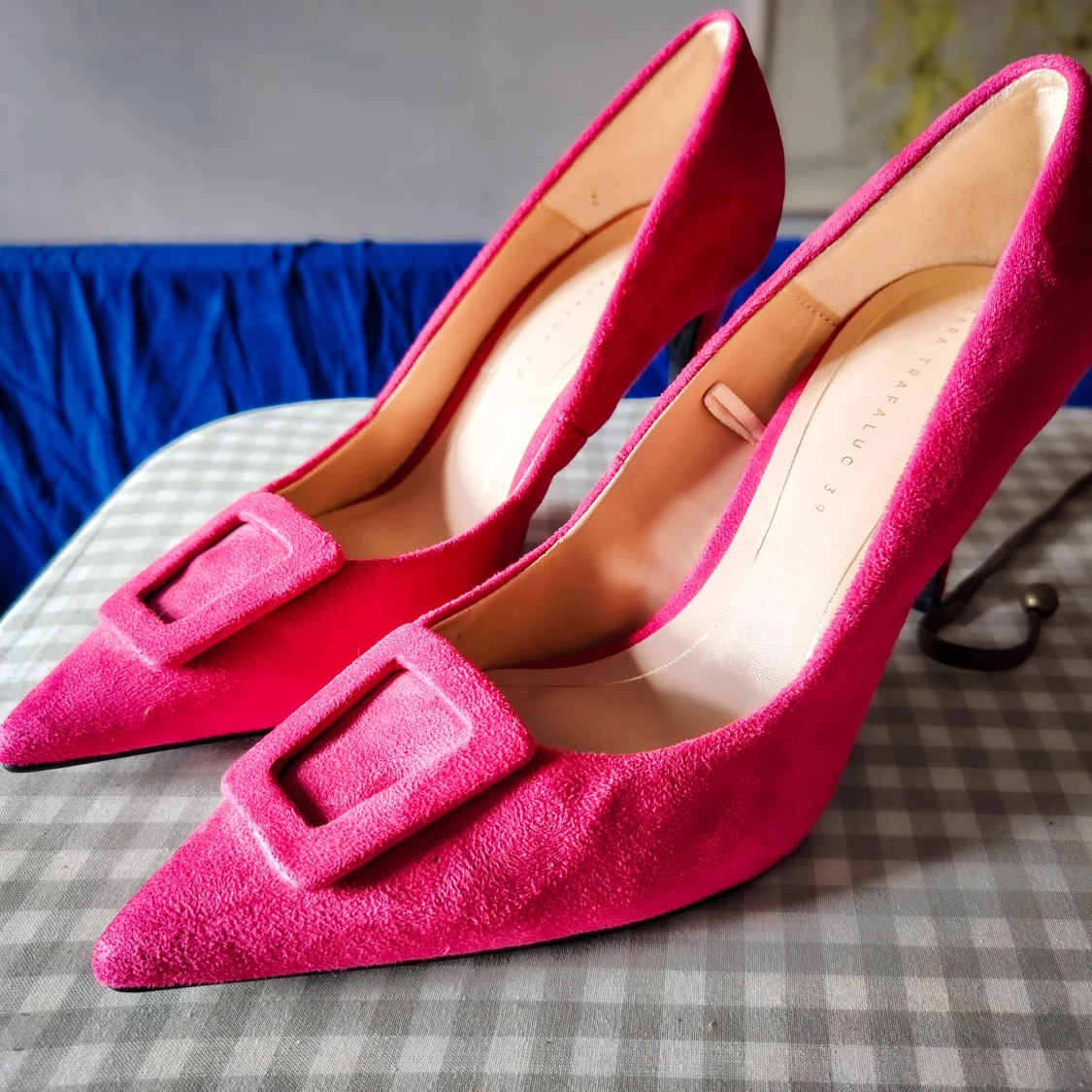 Rosa pumps från Zara Trafaluc stl 39