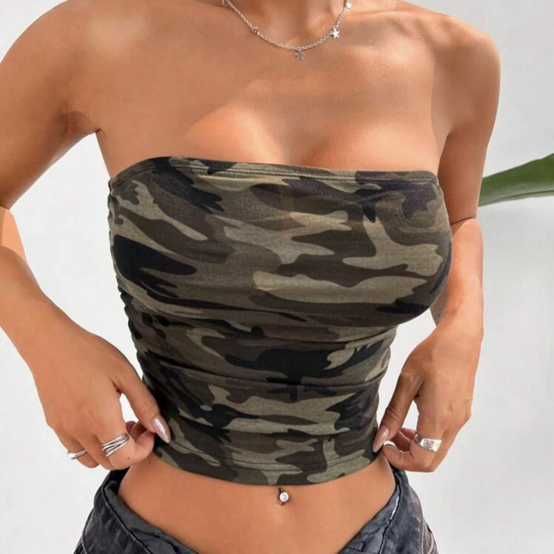 Camouflage bandeau tubtopp - 1