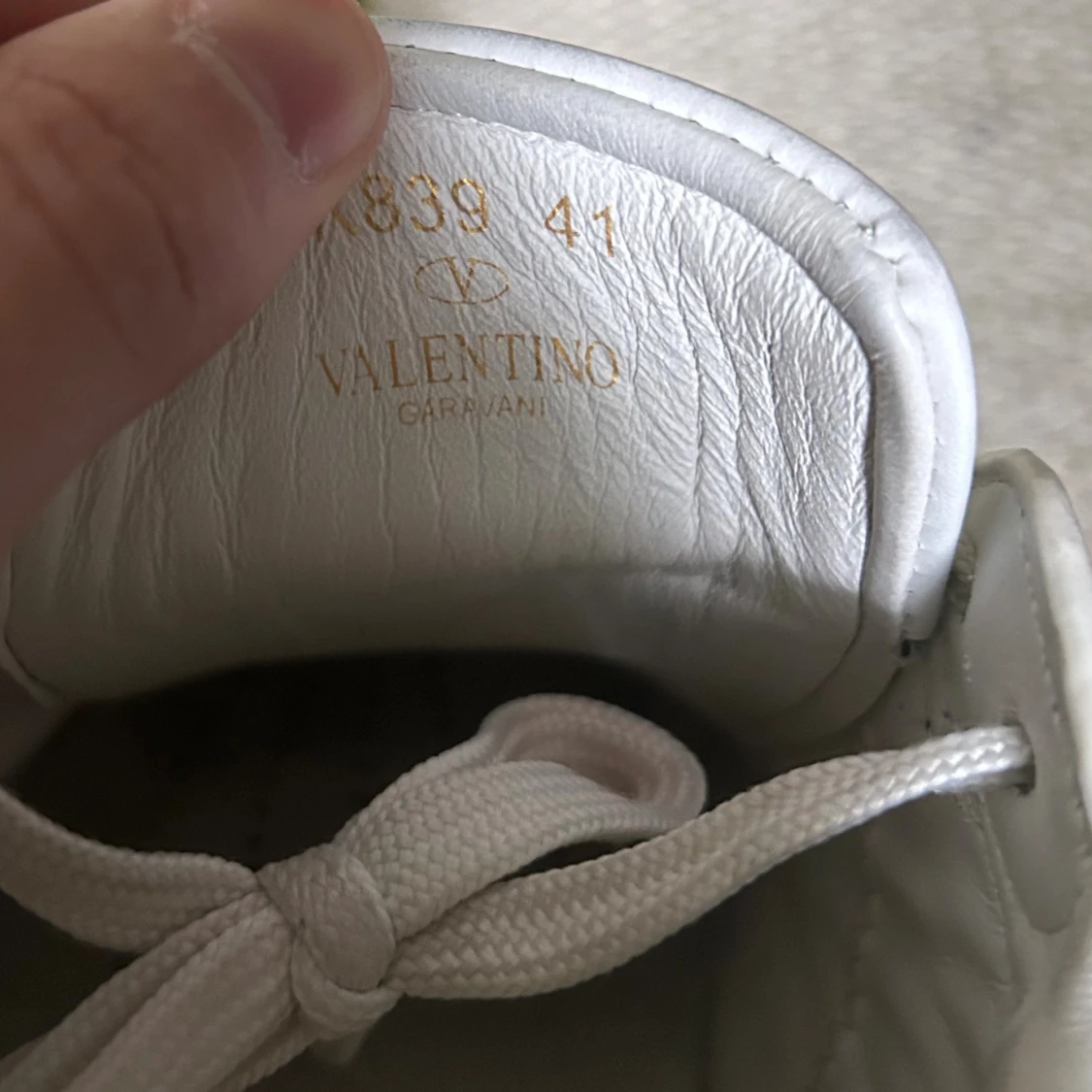 Valentino Garavani Open sneakers vit/grön - 4