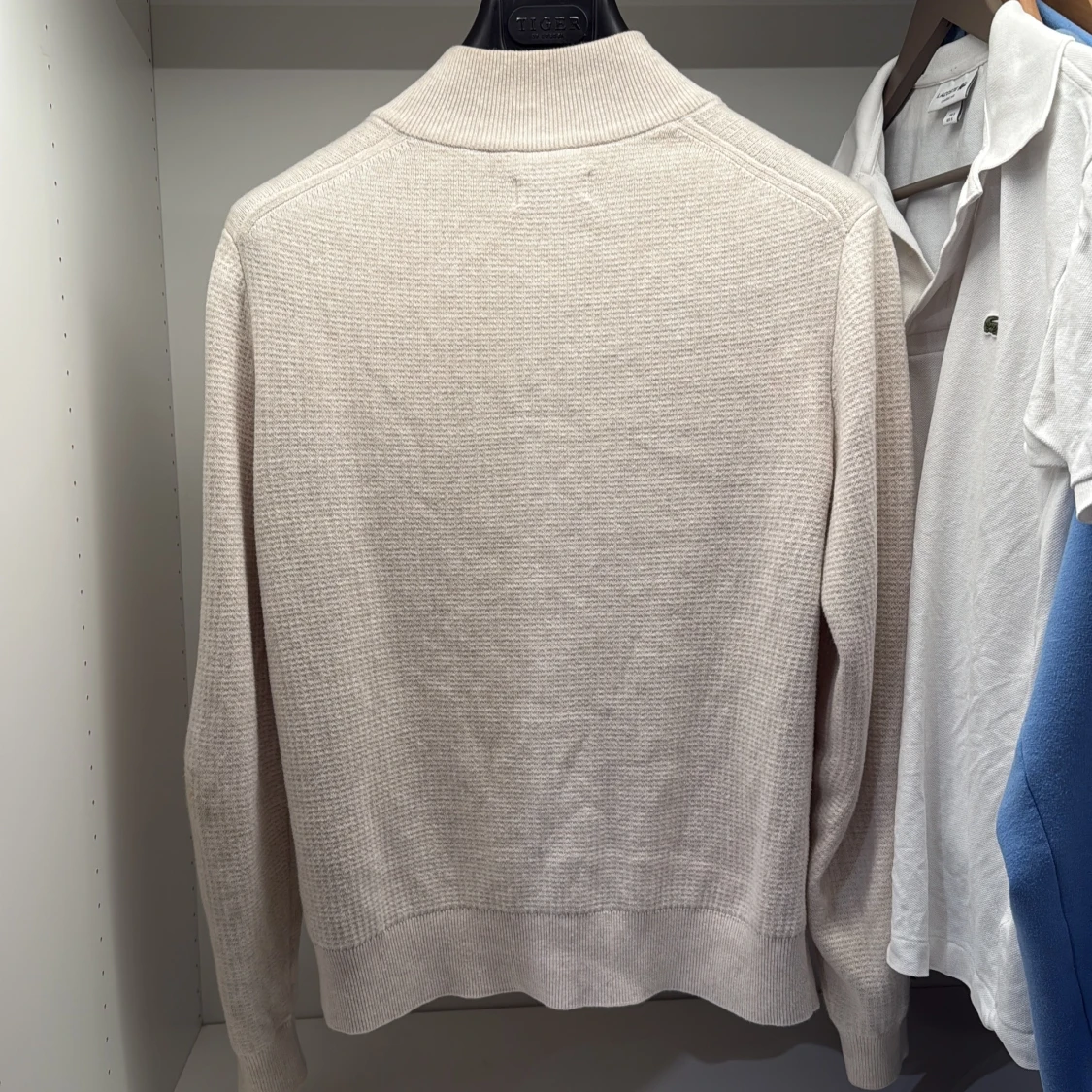 Beige stickad half zip från These Glory Days - 2