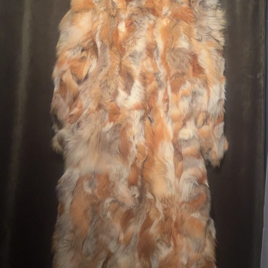 Exklusiv vintage rödrävpälskappa från 1970-talet  - 1