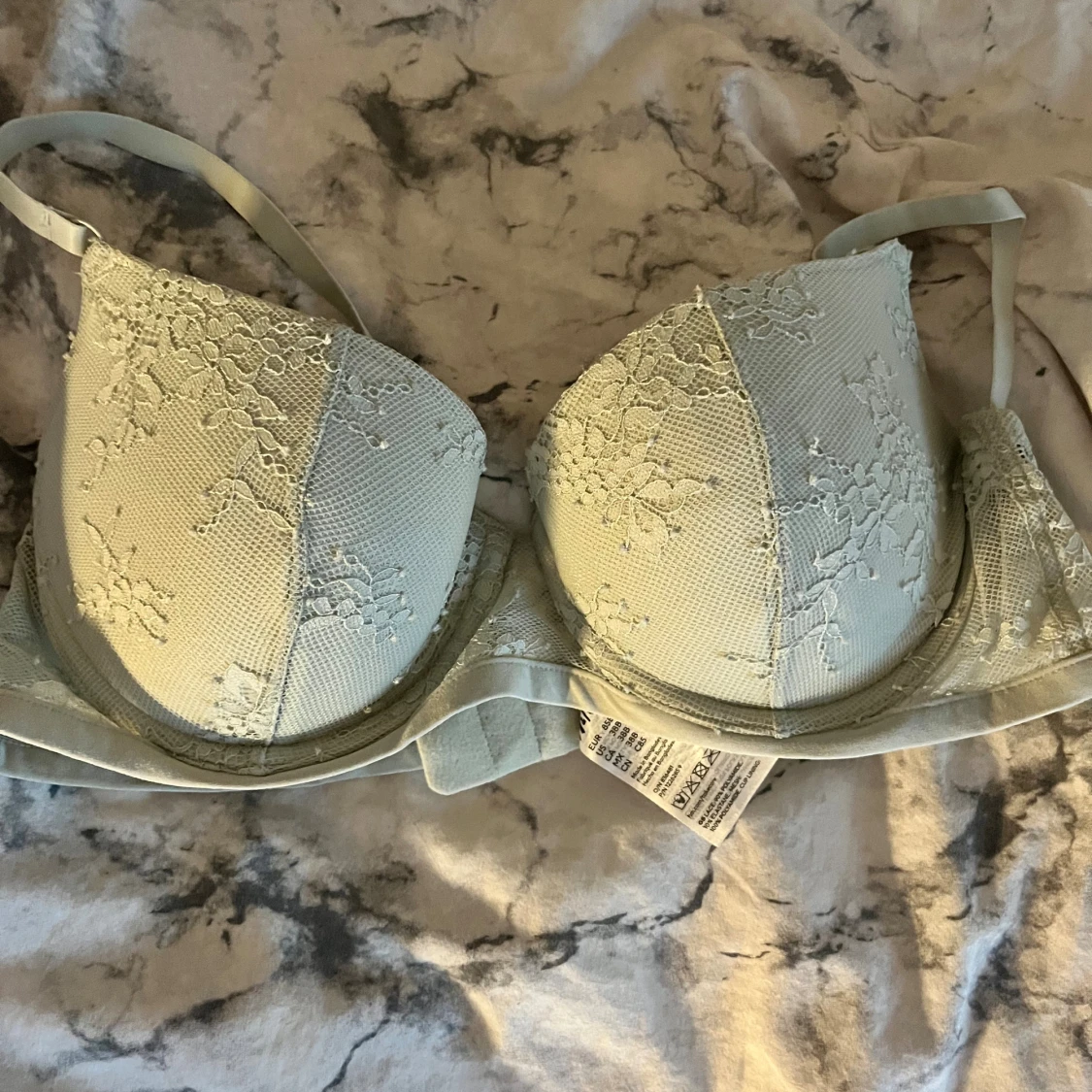 Mint grön push up bh från h&m