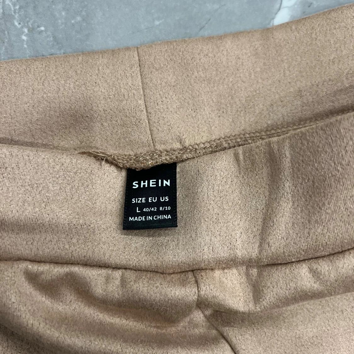 Beiga mocka byxor  - 2