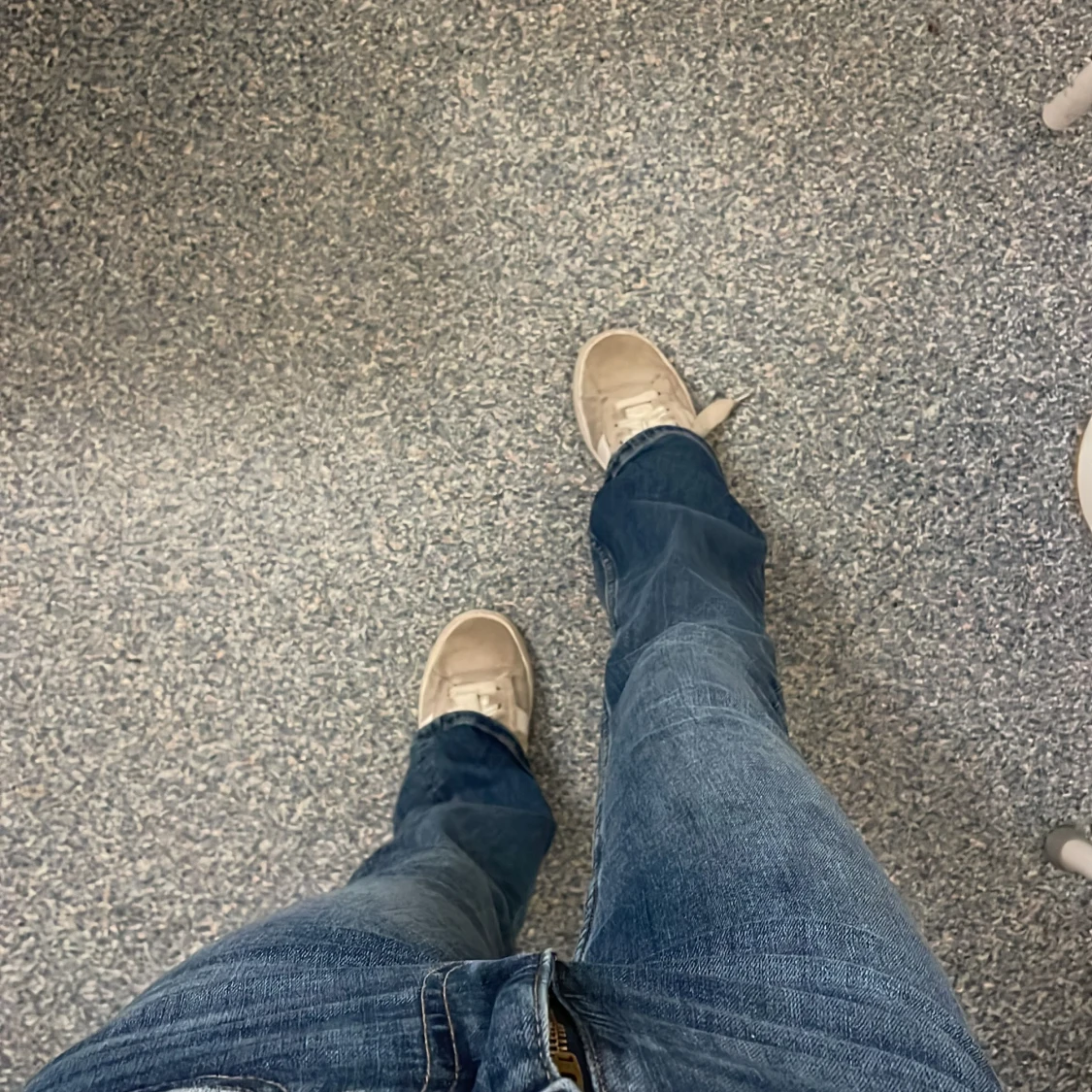 Blå bootcut jeans från Gina tricot  - 3