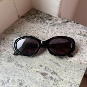 Corlin Eyewear Solglasögon  - Snygga svarta solglasögon från Corlin Eyewear med oval form i modellen Carpi. 