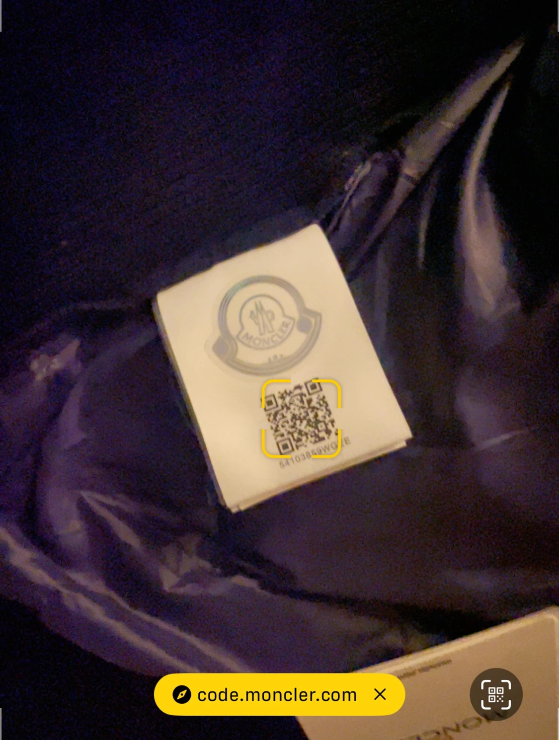 Mörkblå moncler cardigan - 4