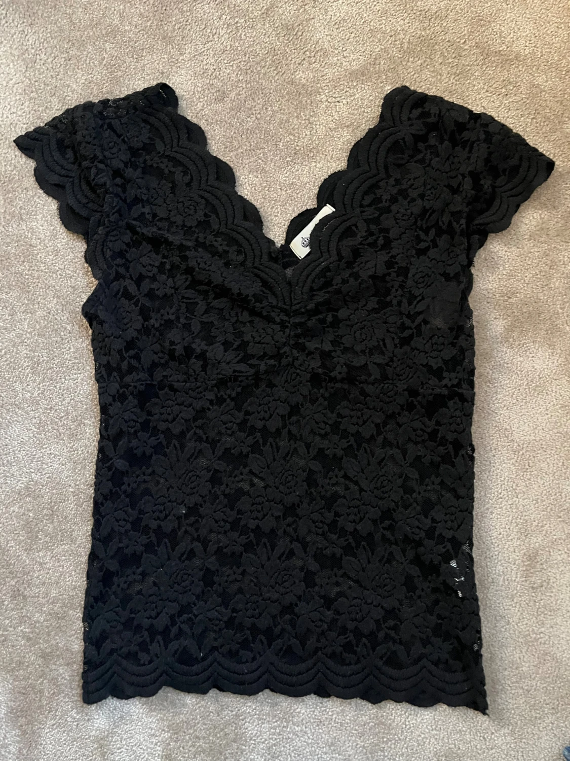 Svart spetsblus från Chelsea - 2