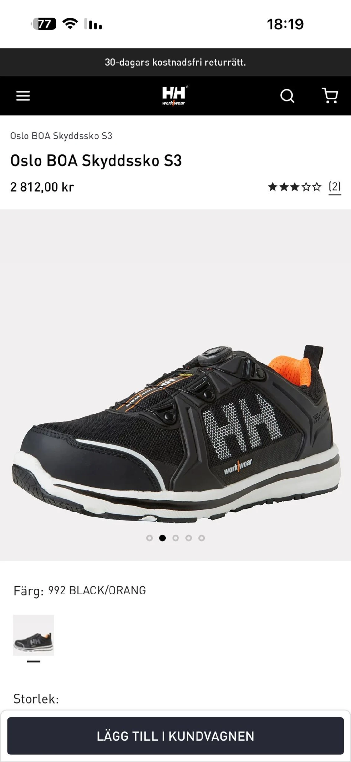 Svarta Helly Hansen Workwear sneakers - 4