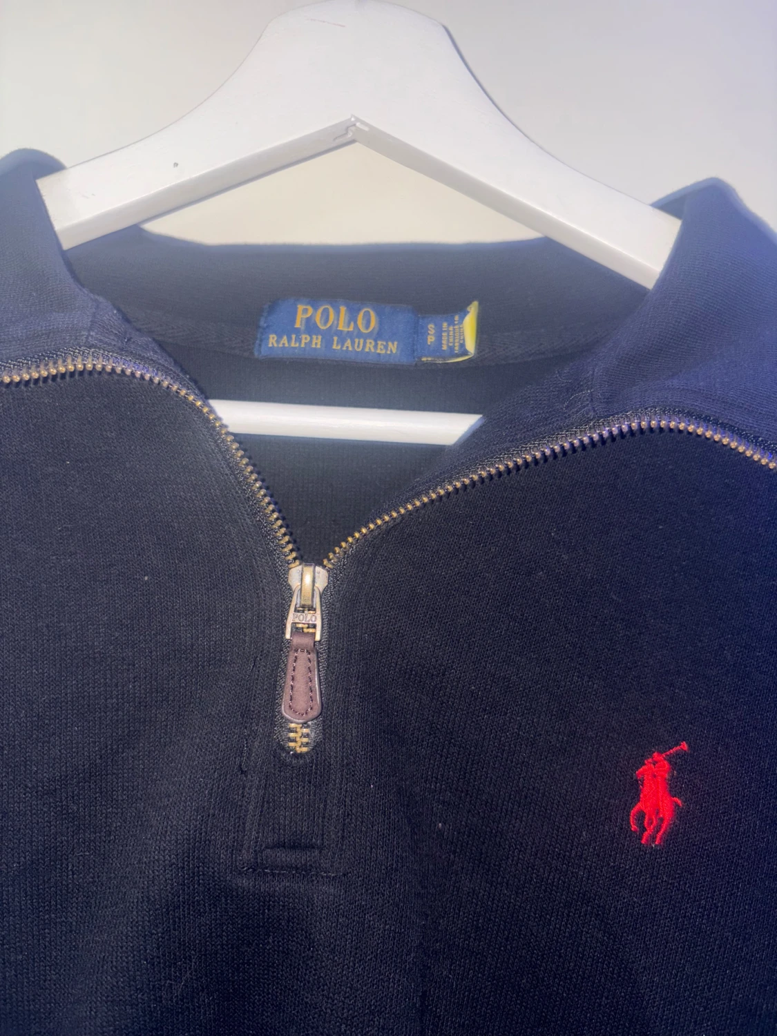 Svart quarter zip tröja Polo Ralph Lauren - 1