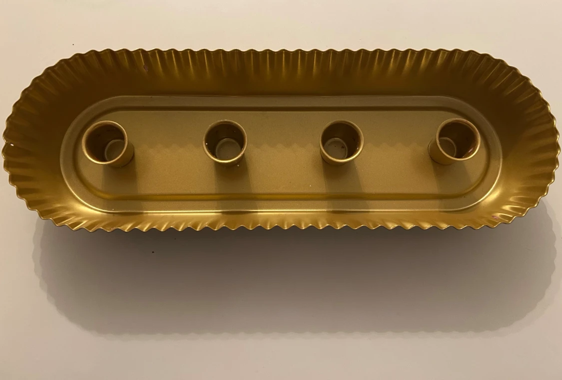 Guldig ljusstake från IKEA  - 1