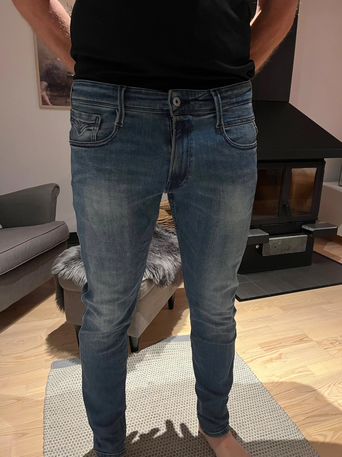 Replay jeans blå herr - 1