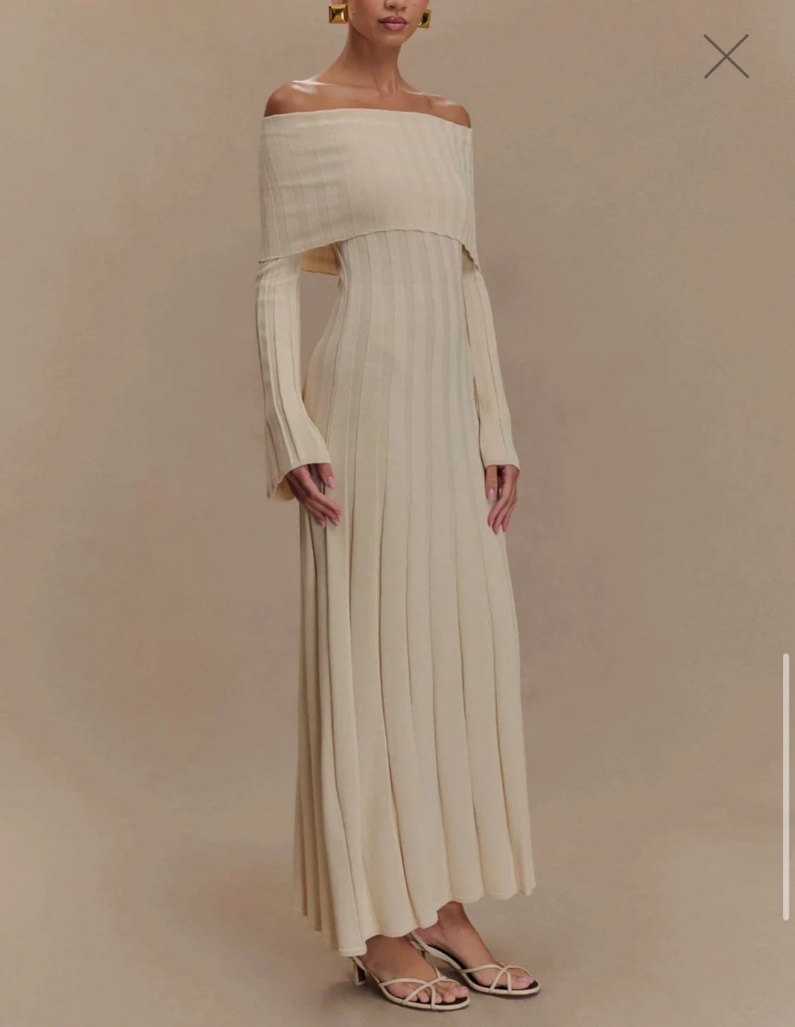 Meshki Alonza Long Sleeve Knit Midi Dress - 3