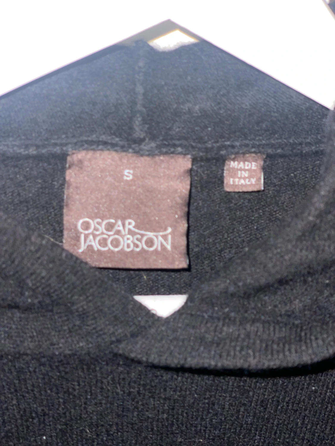 Svart Kashmir Oscar Jacobson - 1