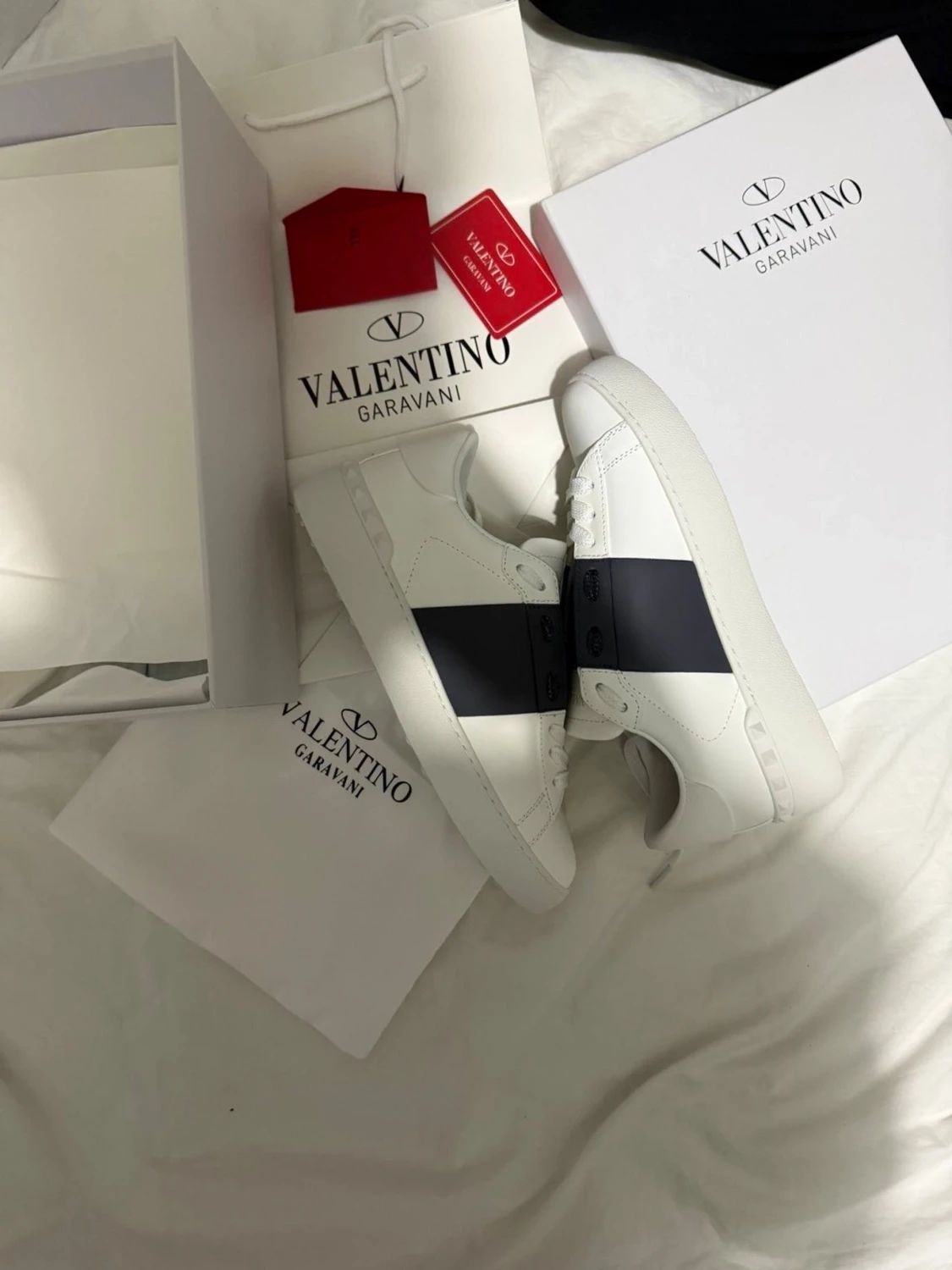Valentino Garavani Open sneakers vit/blå - 1