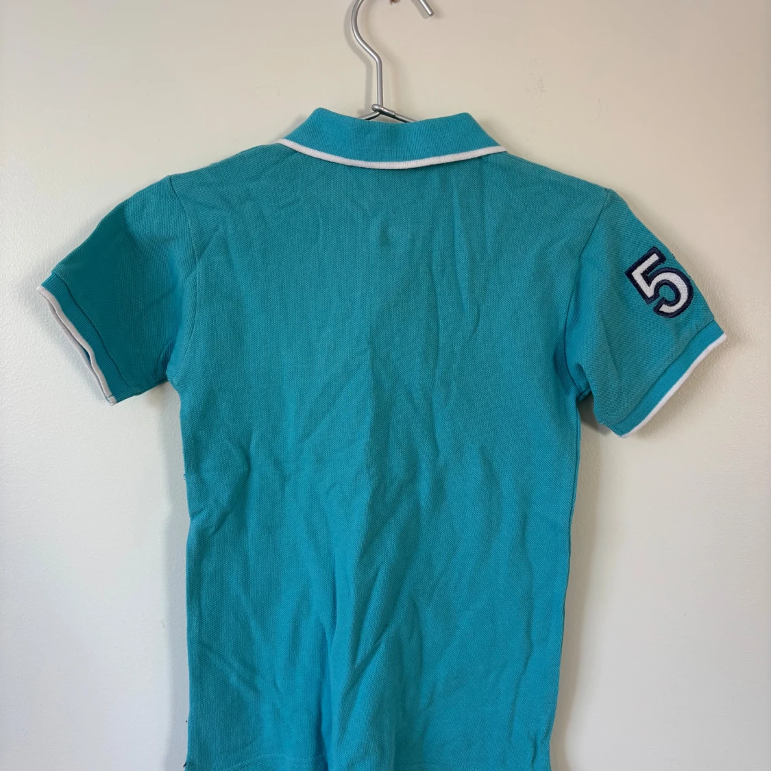 Turkos pikétröja - 134/140 - 1