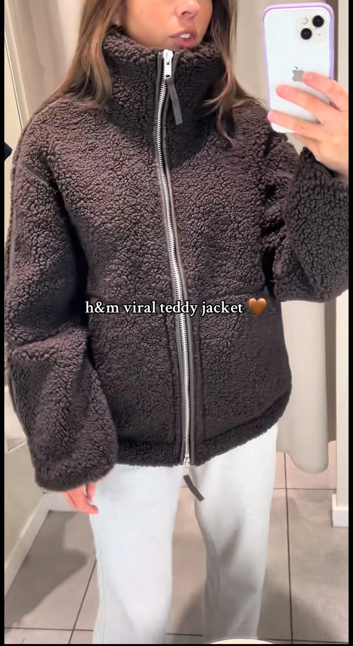 Brun Teddy jacka - 2