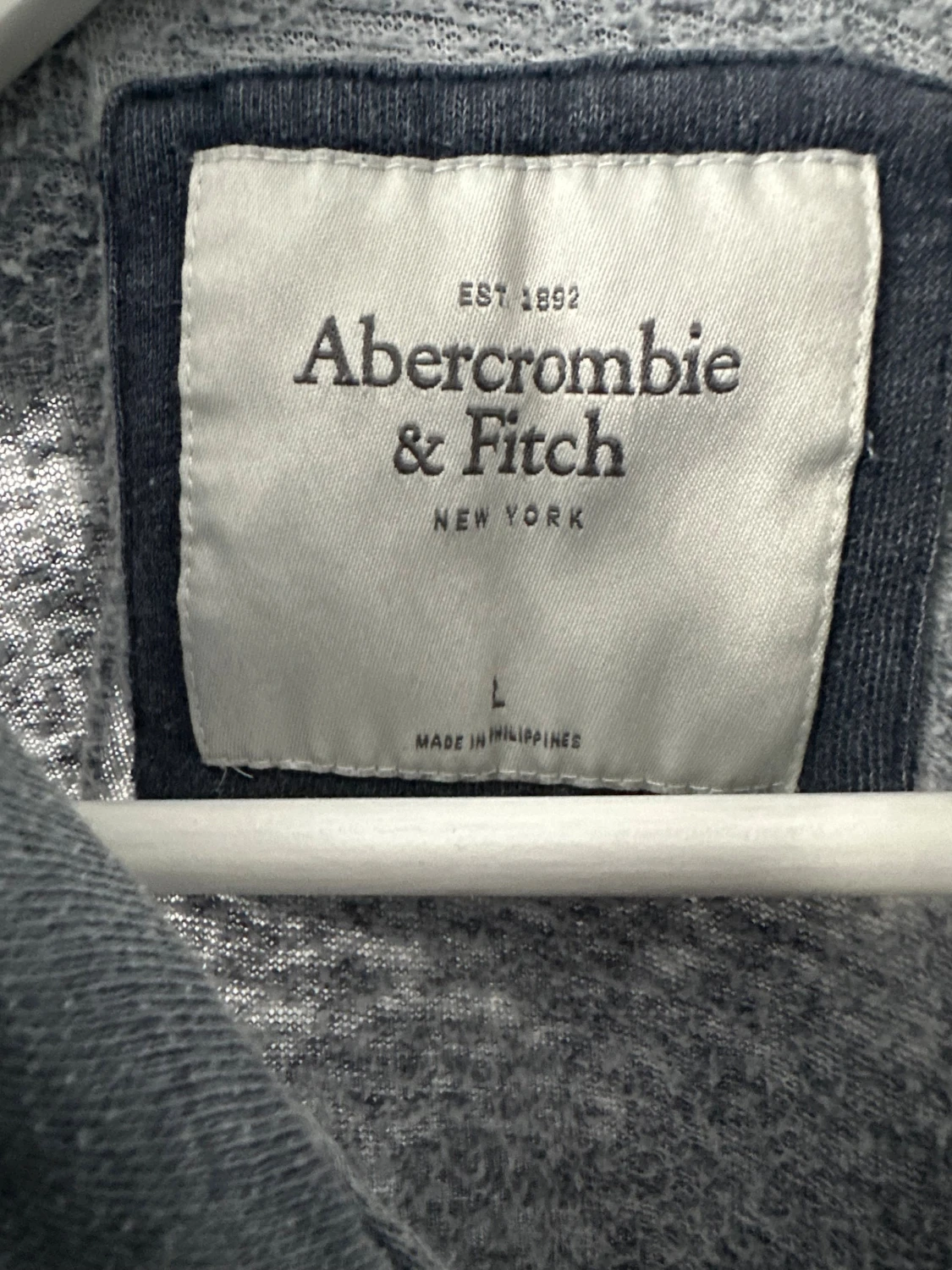 Grå hoodie Abercrombie & Fitch - 2