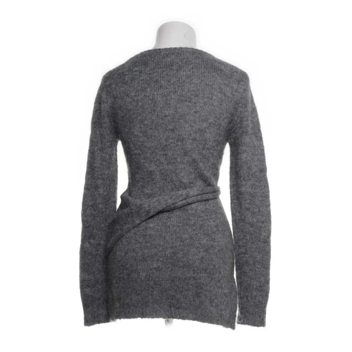 Grå omlottstickad tröja Dazy M - 1