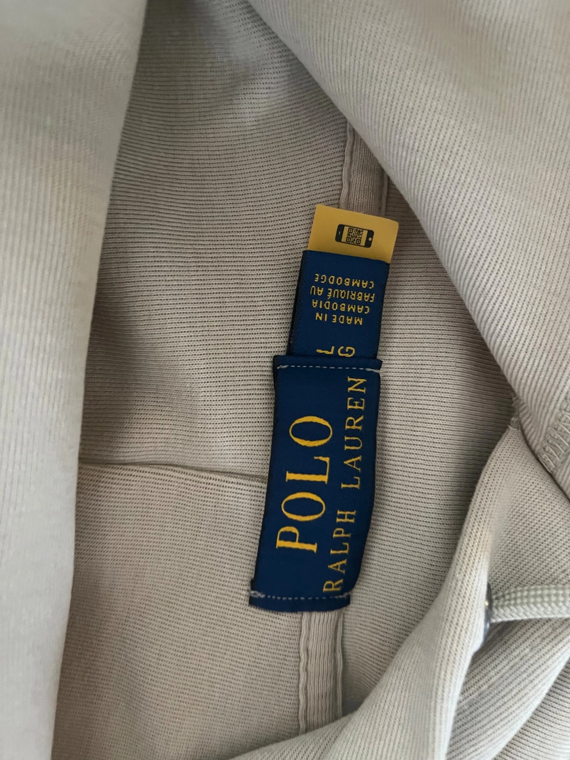 Beige Ralph Lauren Polo Hoodie - 3