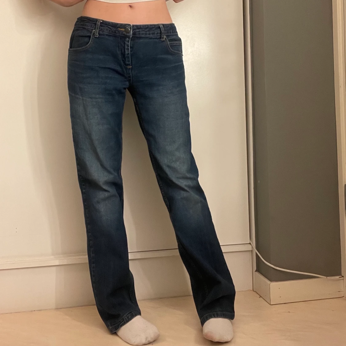 Lågmidjade jeans