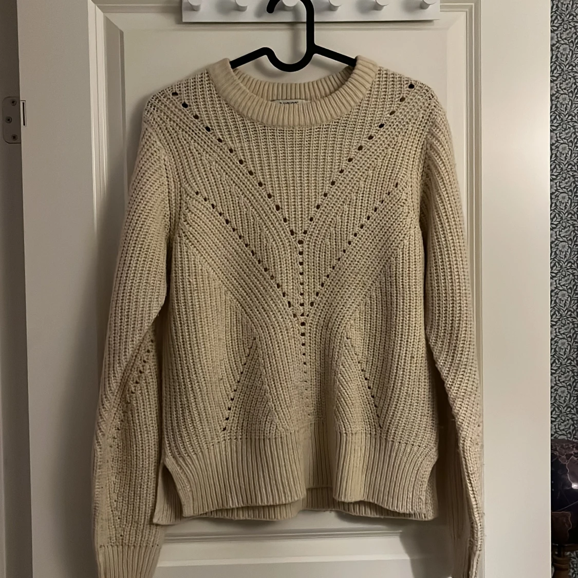 Mönstrad stickad tröja