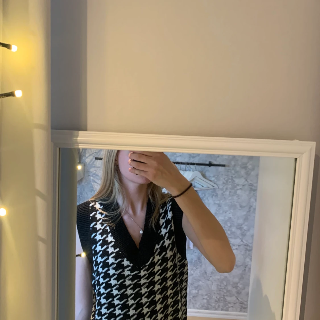 Rutig väst i storlek xxs