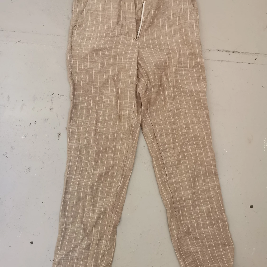 Linnebyxor mango strl 34