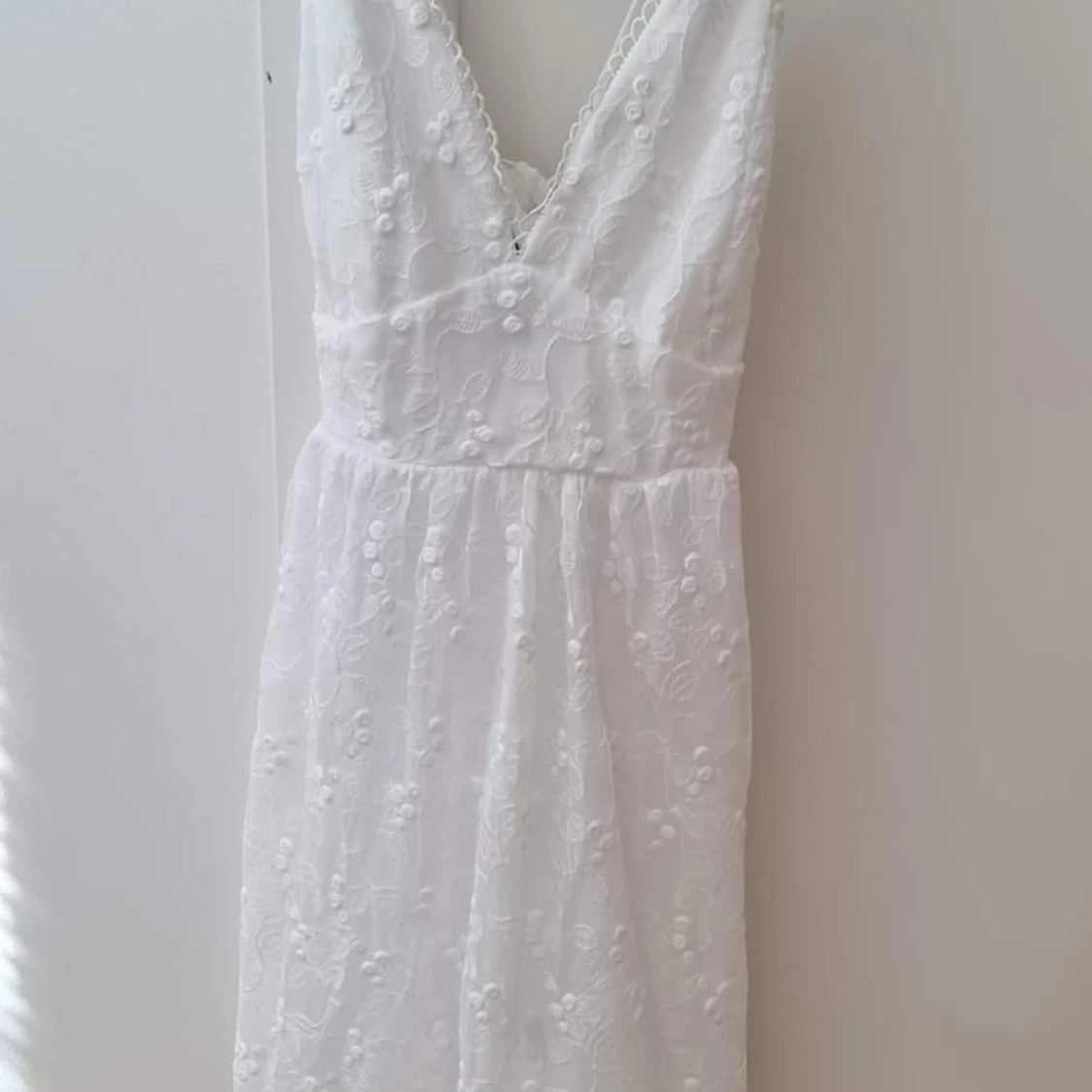 Vit söt klänning  - 90