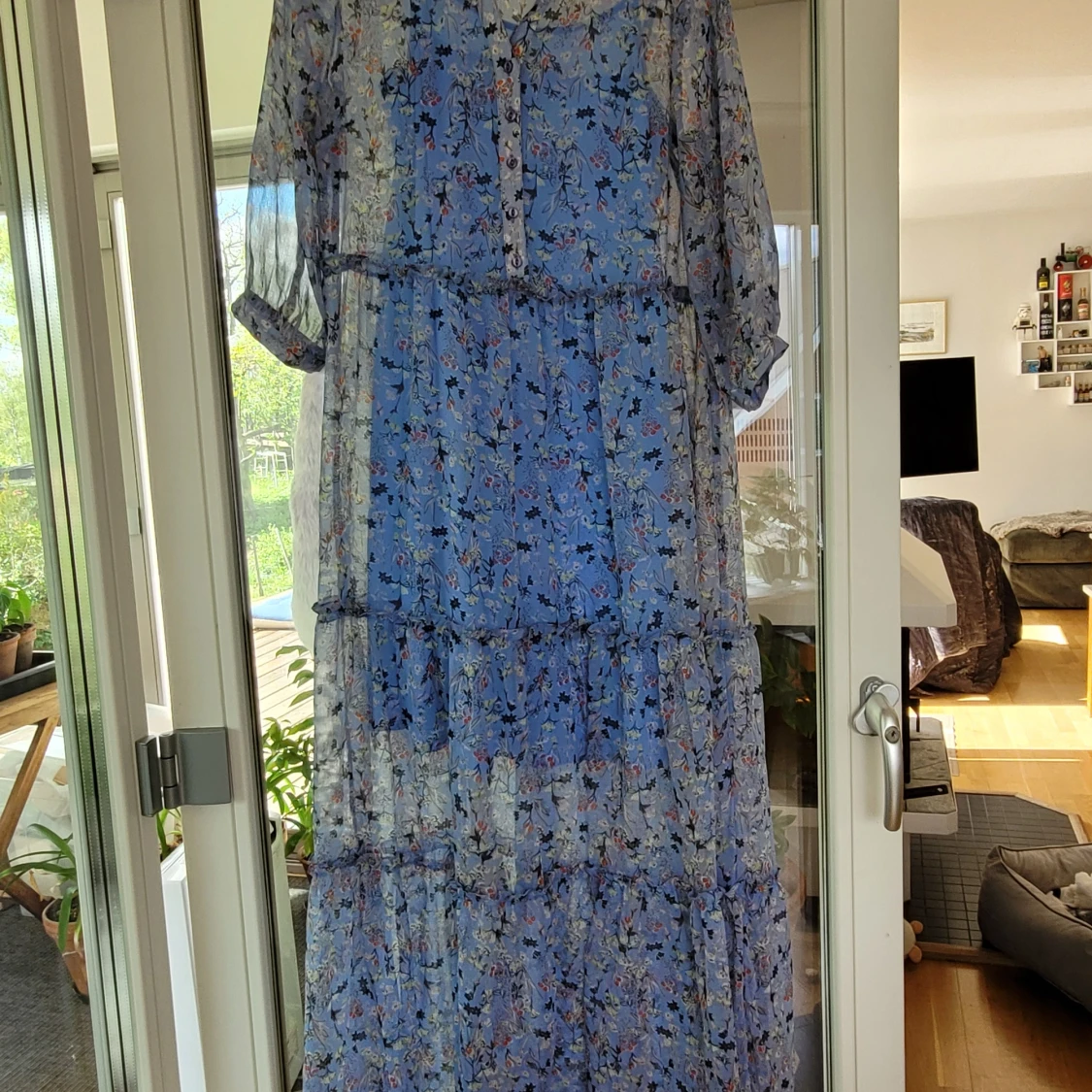 Fransa romantisk maxi klänning, storlek 