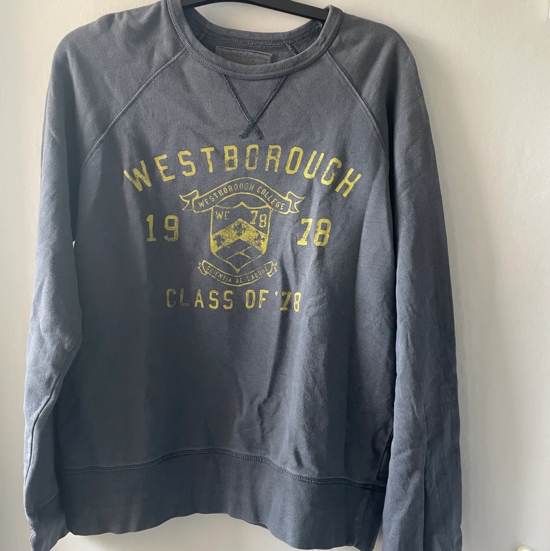 Grå L.O.G.G college sweatshirt  - 90