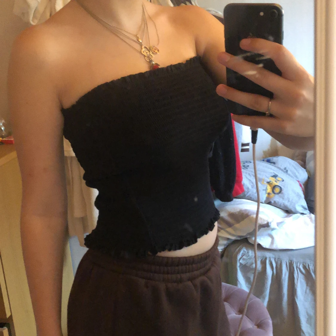 Vacker svart topp - 91