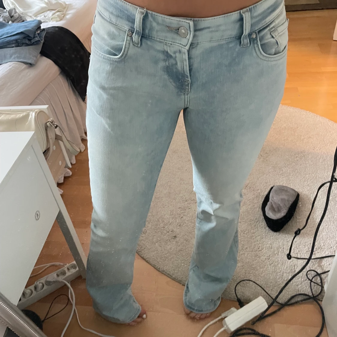Lågmidjade jeans - 90