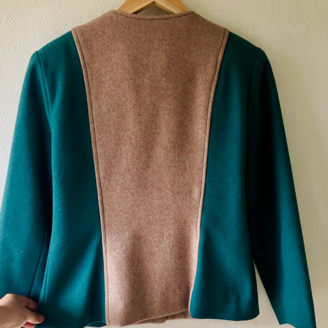 Unik höstjack i ullmix - 91