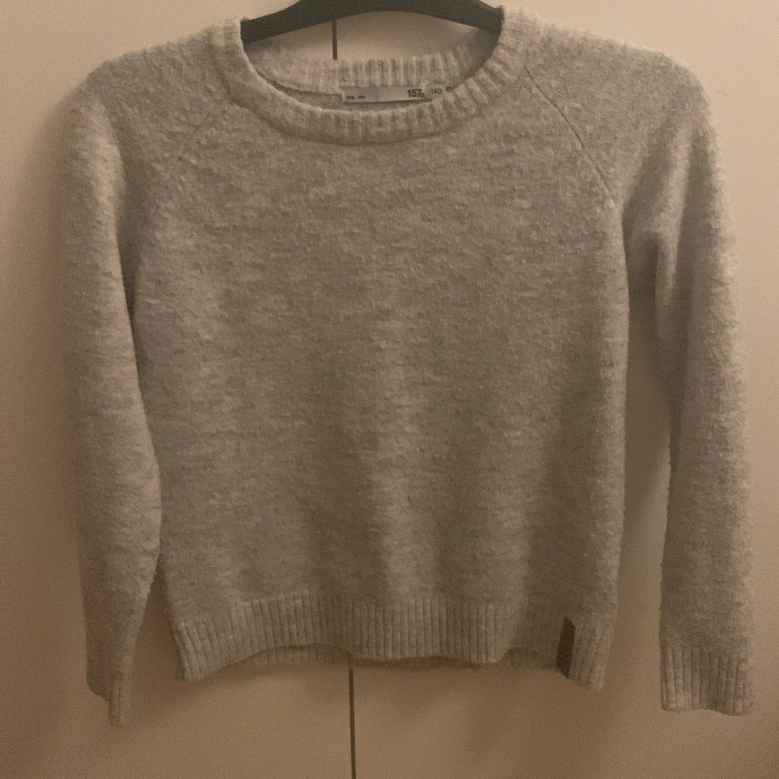 Grå stickad tröja💕 - 90