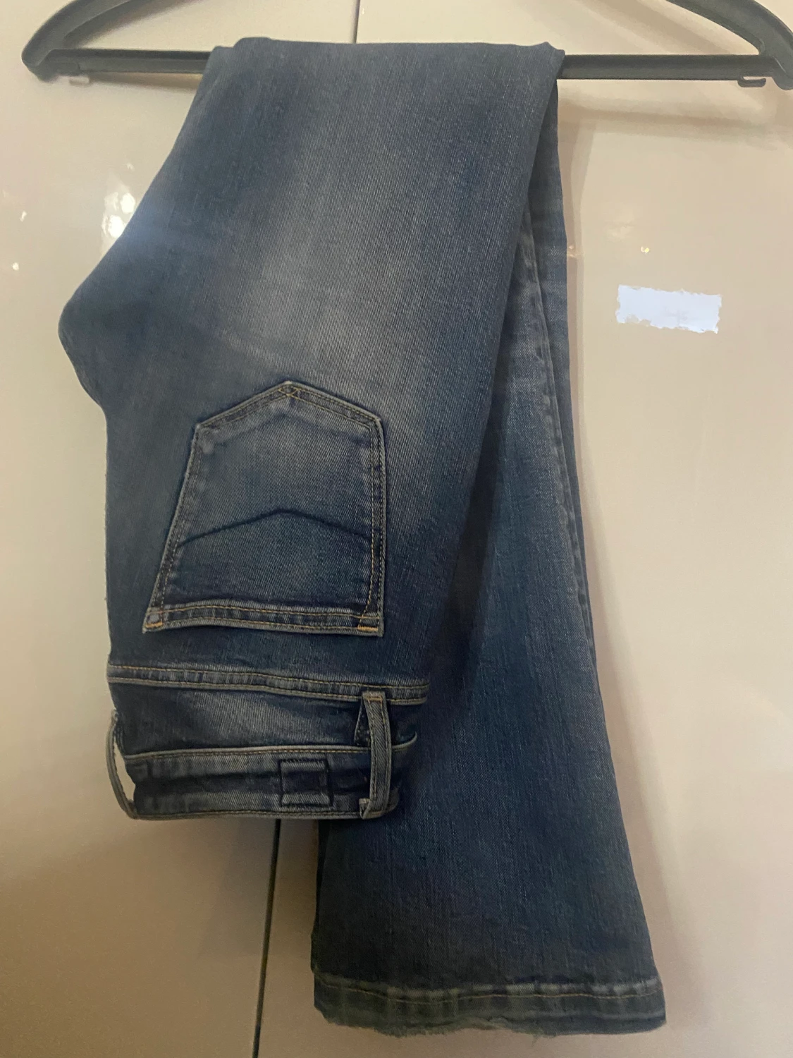 Lågmidjade bootcat jeans