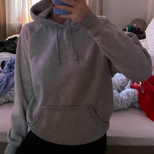Grå bikbok hoddie - Bra skick. Använd några gånger. Kommer aldrig till användning.