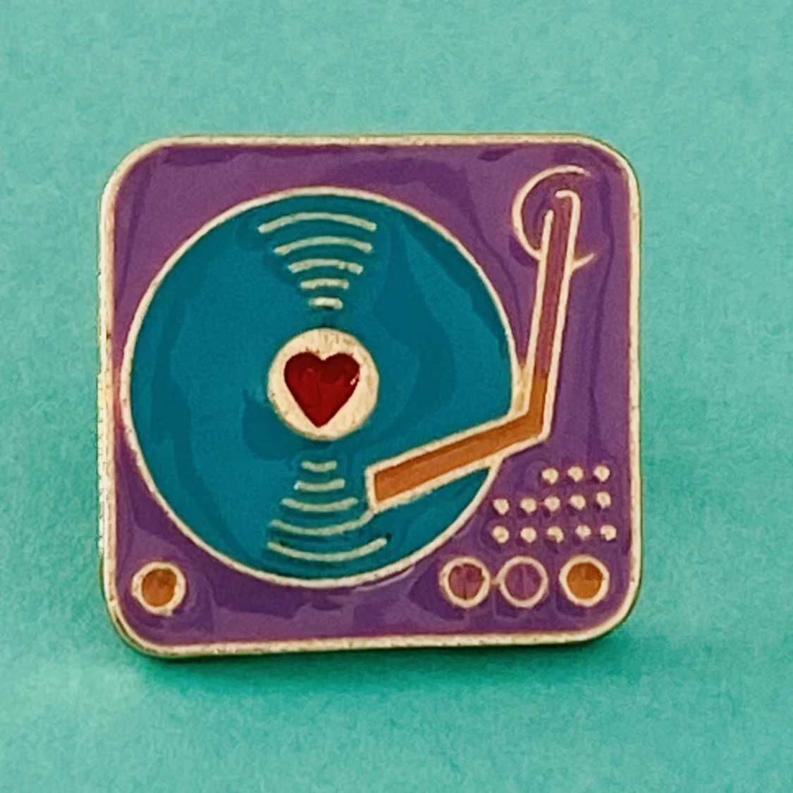 Skivspelare pin ❤️ - 91