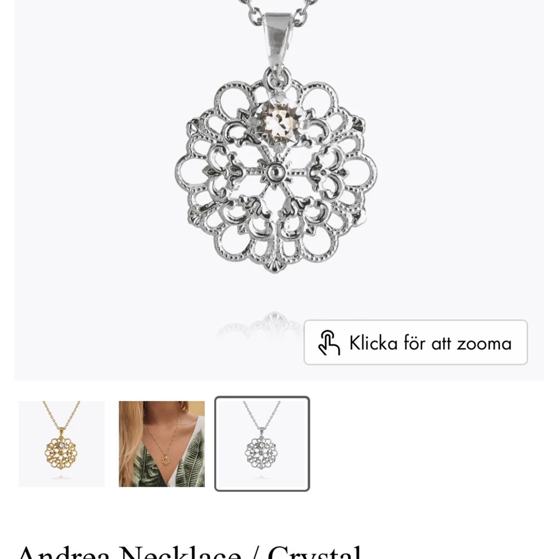 Caroline svedblom halsband