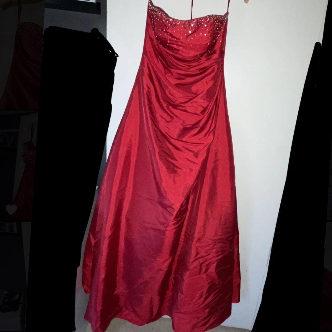 Elegant röd Balklänning  - 91