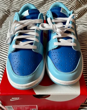 Nike Dunk low Retro QS - Nike Dunk Low Retro QS Argon Blue Size UK 7,5 US 8,5 EUR 42 Helt nya! Box ingår